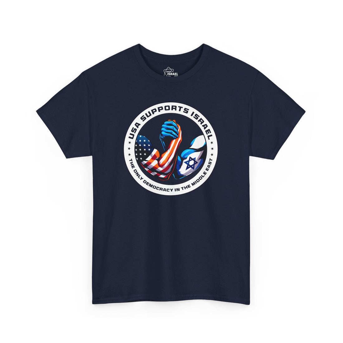 USA Supports Israel T-Shirt - Shop Israel
