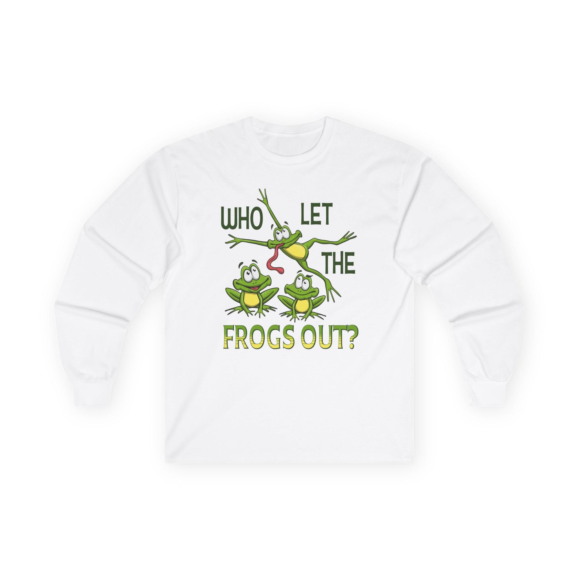 Who Let The Frogs Out Long Sleeve T-Shirt - Shop Israel