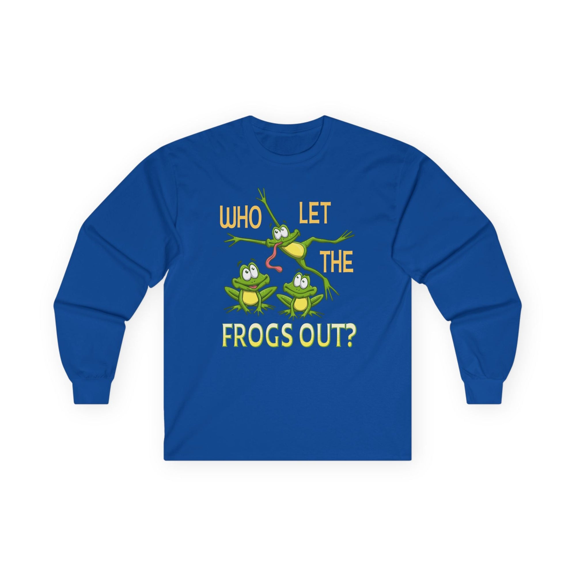 Who Let The Frogs Out Long Sleeve T-Shirt - Shop Israel