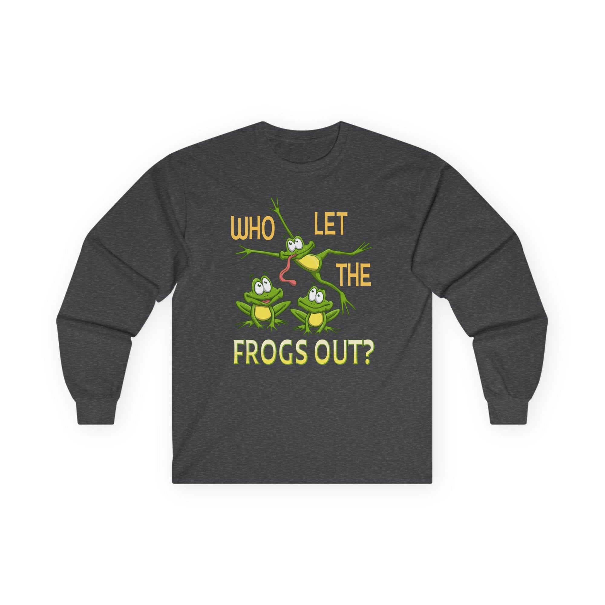 Who Let The Frogs Out Long Sleeve T-Shirt - Shop Israel