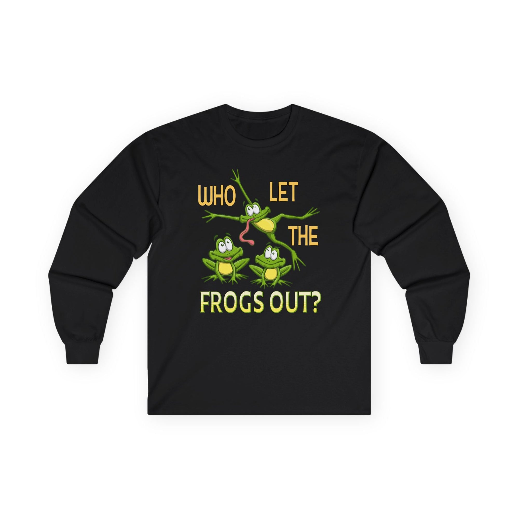 Who Let The Frogs Out Long Sleeve T-Shirt - Shop Israel