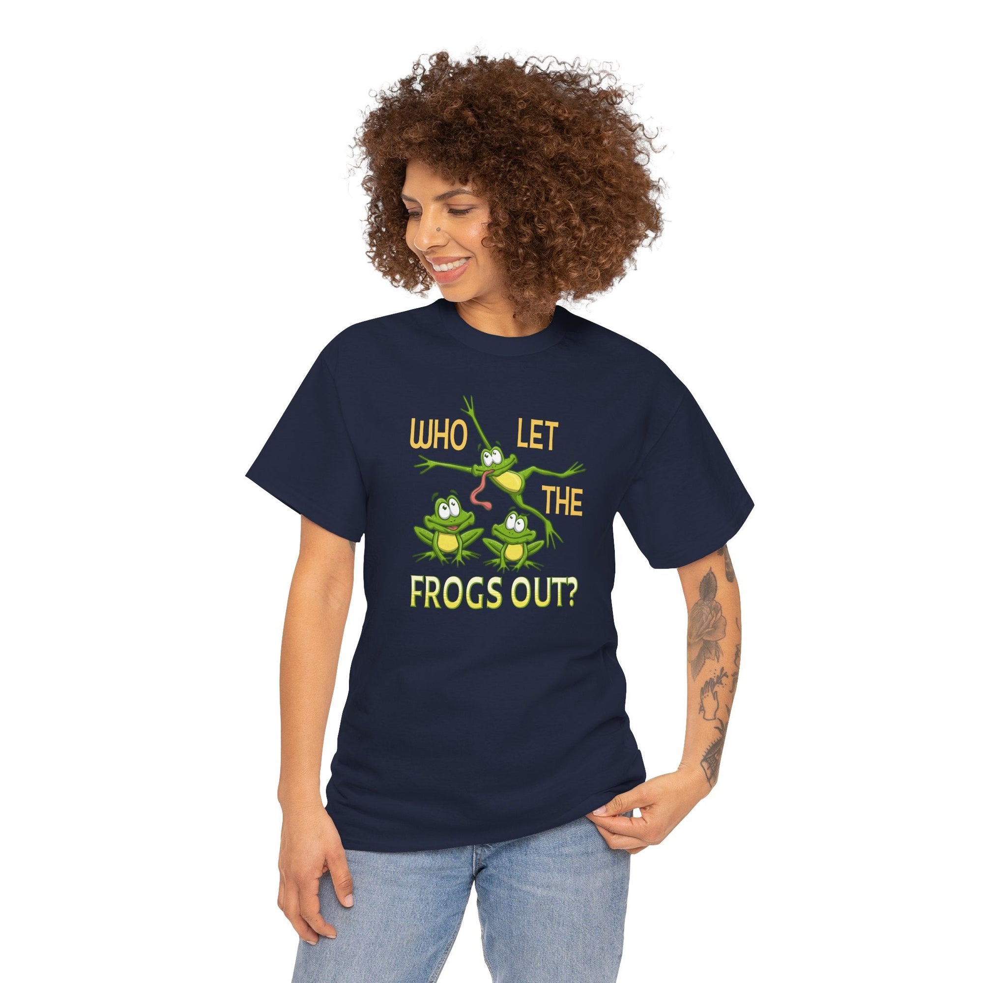 Who Let The Frogs Out T-Shirt - Shop Israel