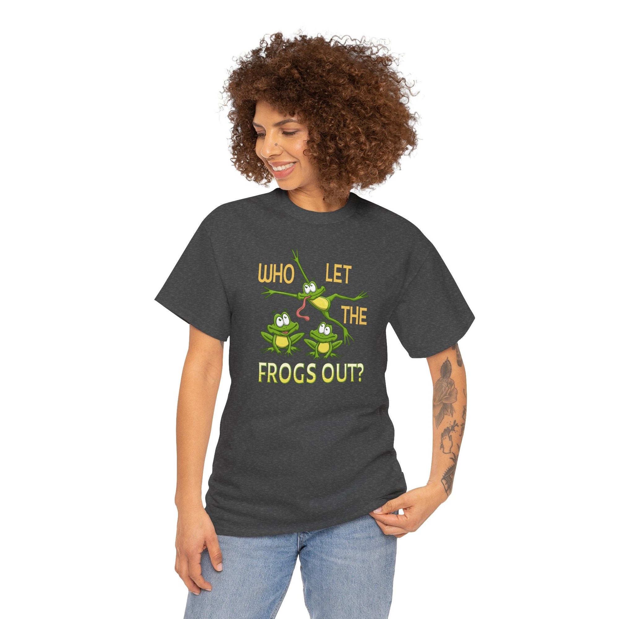 Who Let The Frogs Out T-Shirt - Shop Israel