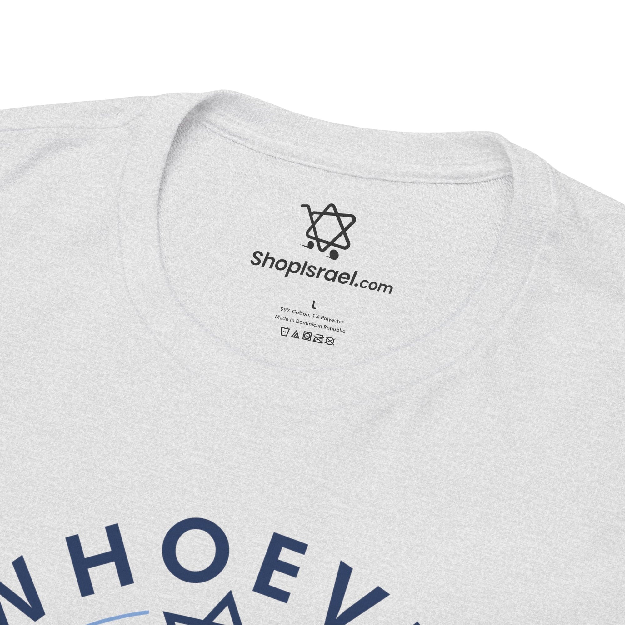 Whoever Blesses Israel T-Shirt - Shop Israel