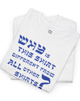 Why is This Shirt Different Passover T-Shirt - Shop Israel