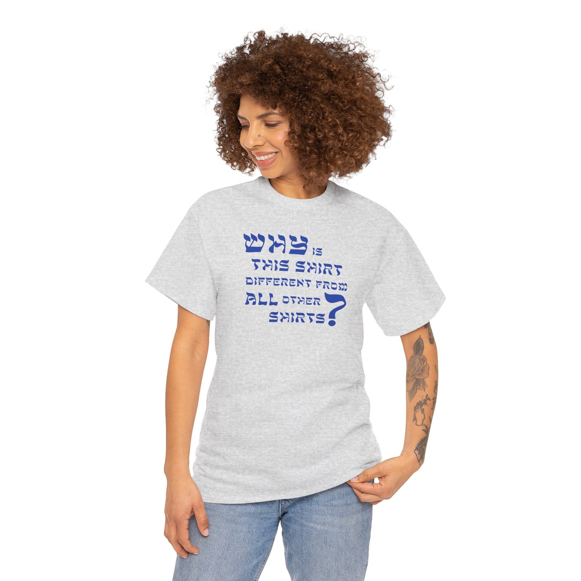 Why is This Shirt Different Passover T-Shirt - Shop Israel