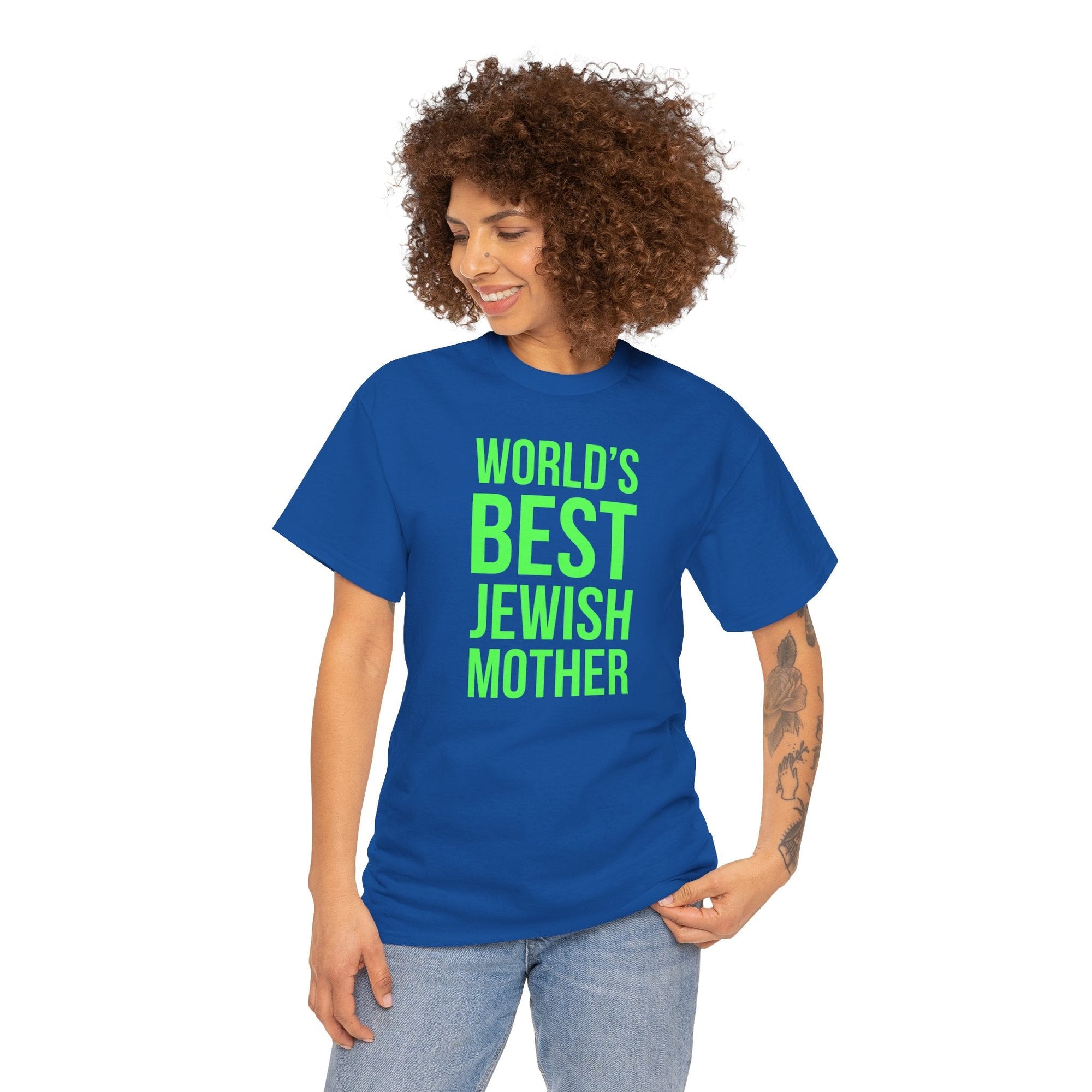 World&#39;s Best Mom Cotton Tee - Shop Israel