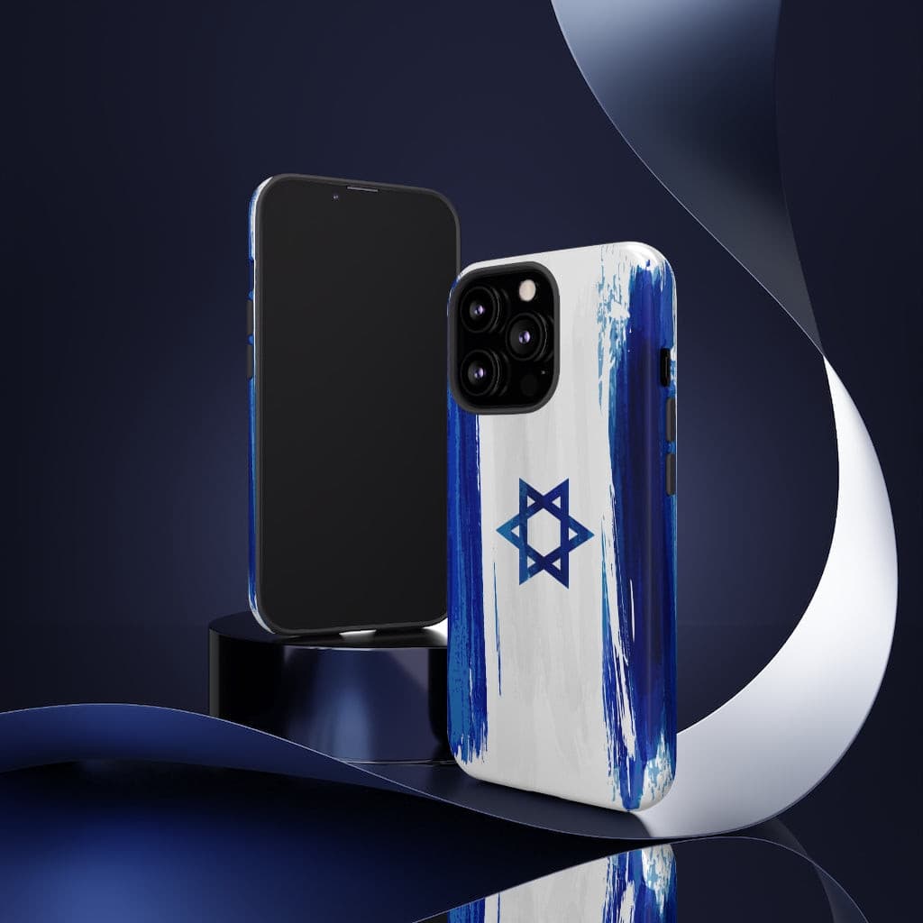 Israeli Flag Durable Phone Case