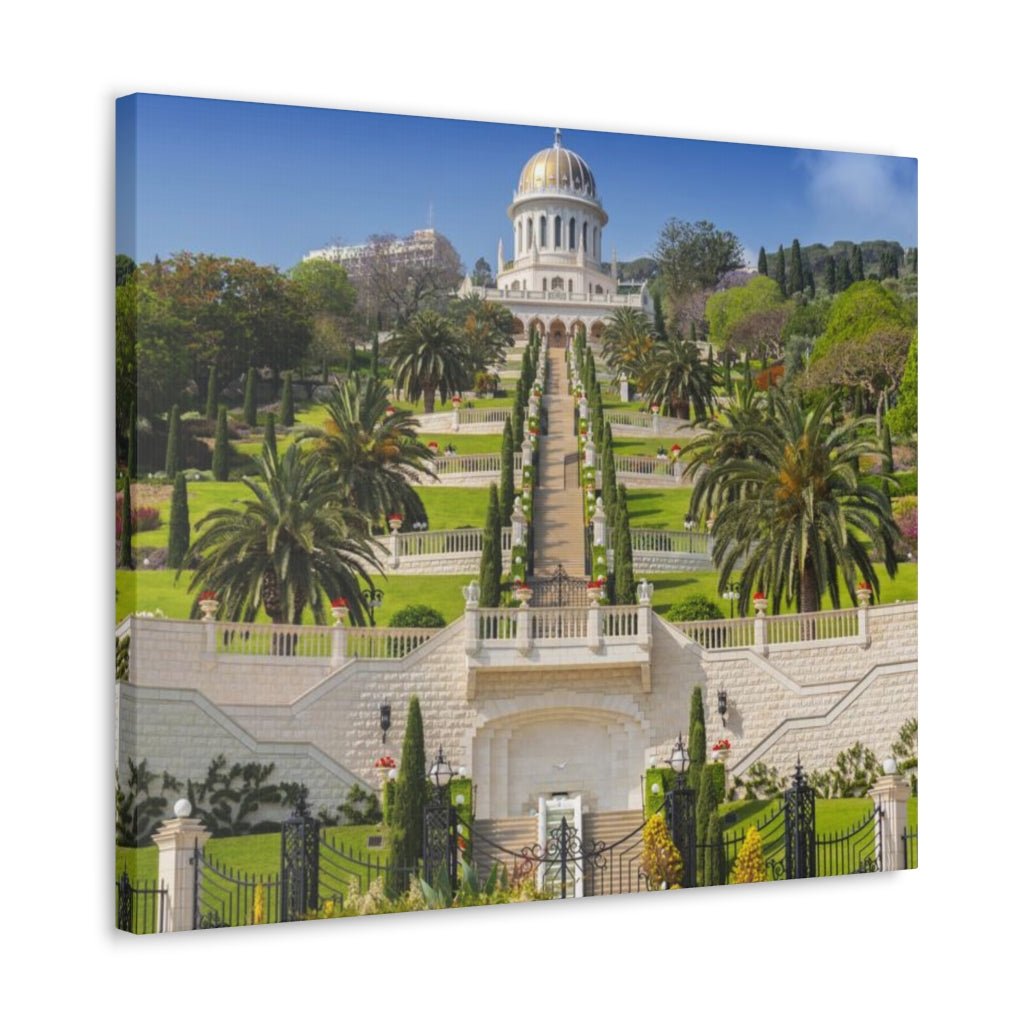 Bahai Gardens Premium Canvas - Shop Israel