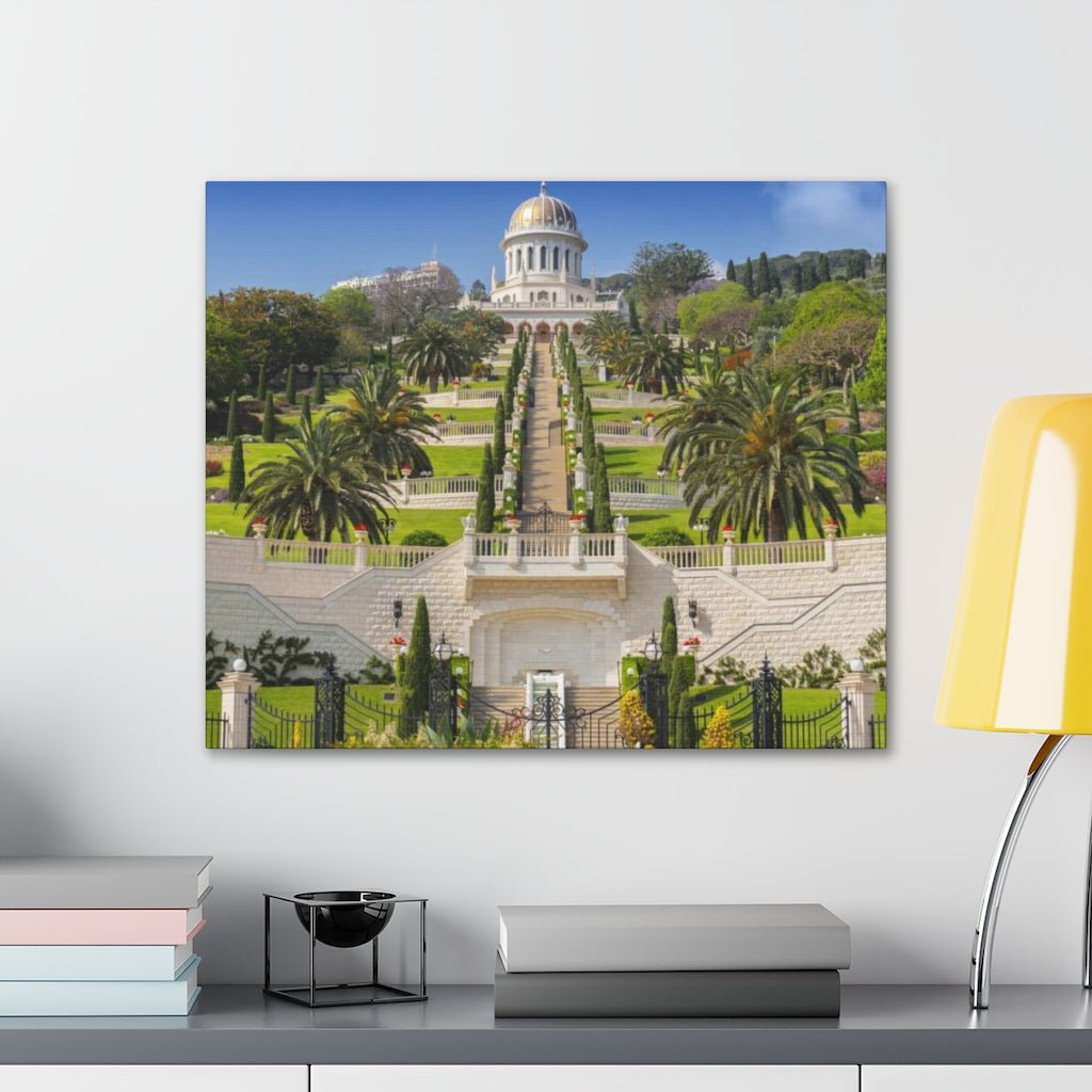 Bahai Gardens Premium Canvas - Shop Israel