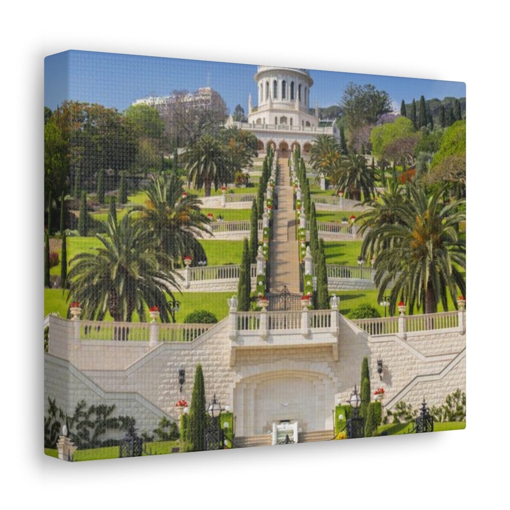 Bahai Gardens Premium Canvas - Shop Israel