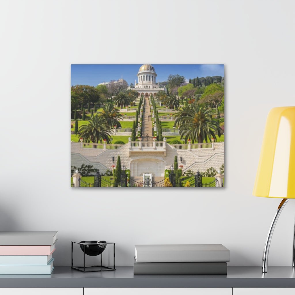 Bahai Gardens Premium Canvas - Shop Israel