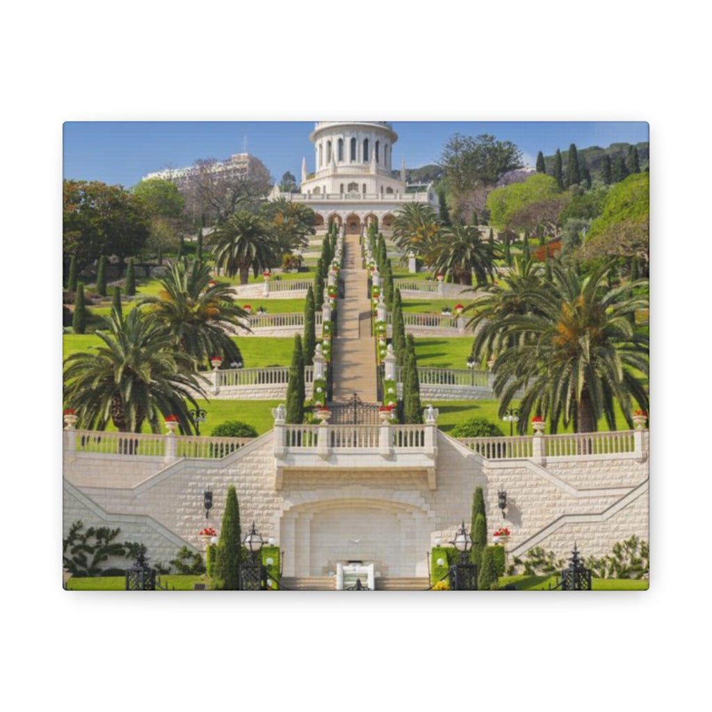 Bahai Gardens Premium Canvas - Shop Israel