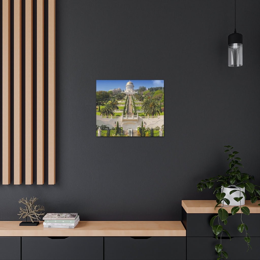 Bahai Gardens Premium Canvas - Shop Israel