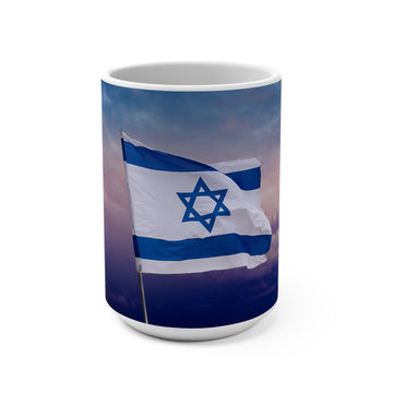 Flag in the Sky Ceramic Mug - Shop Israel