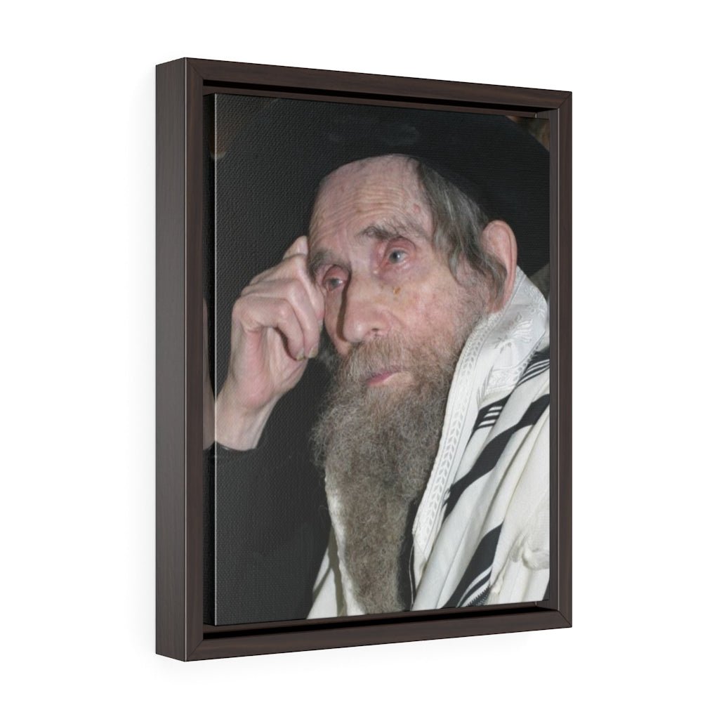 Harav Shteinman Framed Canvas - Shop Israel