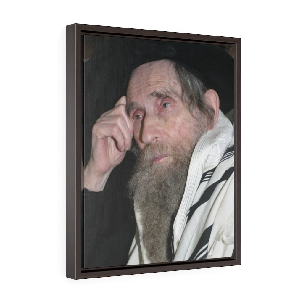 Harav Shteinman Framed Canvas - Shop Israel