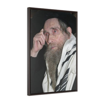 Harav Shteinman Framed Canvas - Shop Israel