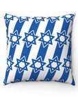 Israeli Stars Square Pillow - Shop Israel