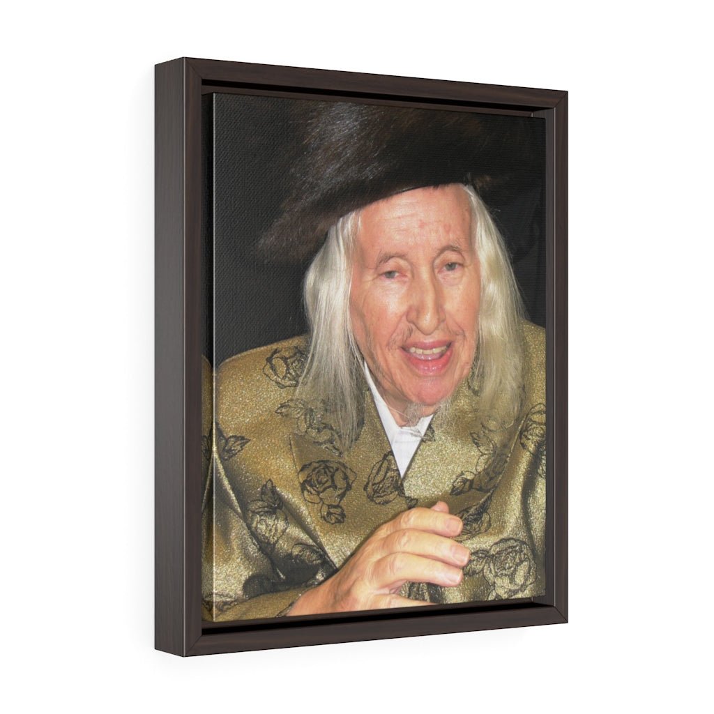 Kaliver Rebbe Framed Canvas - Shop Israel