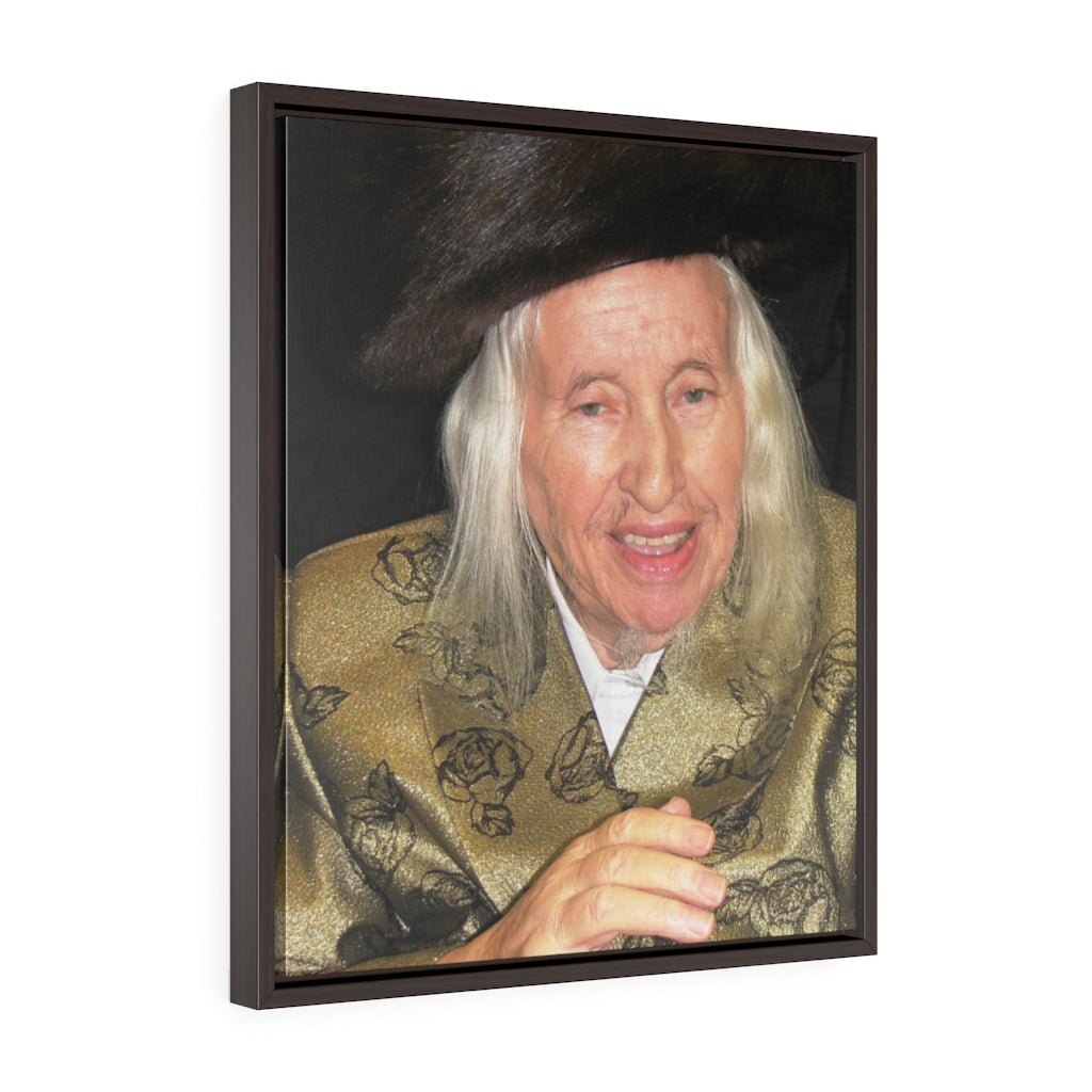 Kaliver Rebbe Framed Canvas - Shop Israel