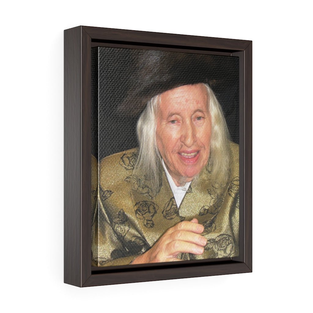 Kaliver Rebbe Framed Canvas - Shop Israel