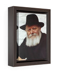 Lubavitcher Rebbe portrait on premium canvas, ideal for Jewish collectors - Shop Israel