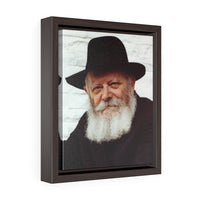 Lubavitcher Rebbe Framed Canvas - Shop Israel