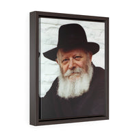 Lubavitcher Rebbe Framed Canvas - Shop Israel