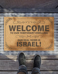 Our Real Home is Israel Doormat - Shop Israel