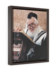 Framed artwork of Rabbi Elazar Shach, a powerful Judaica piece - Shop Israel