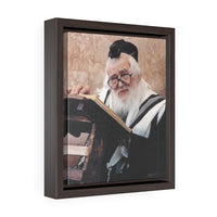 Rabbi Elazer Shach Framed Canvas - Shop Israel