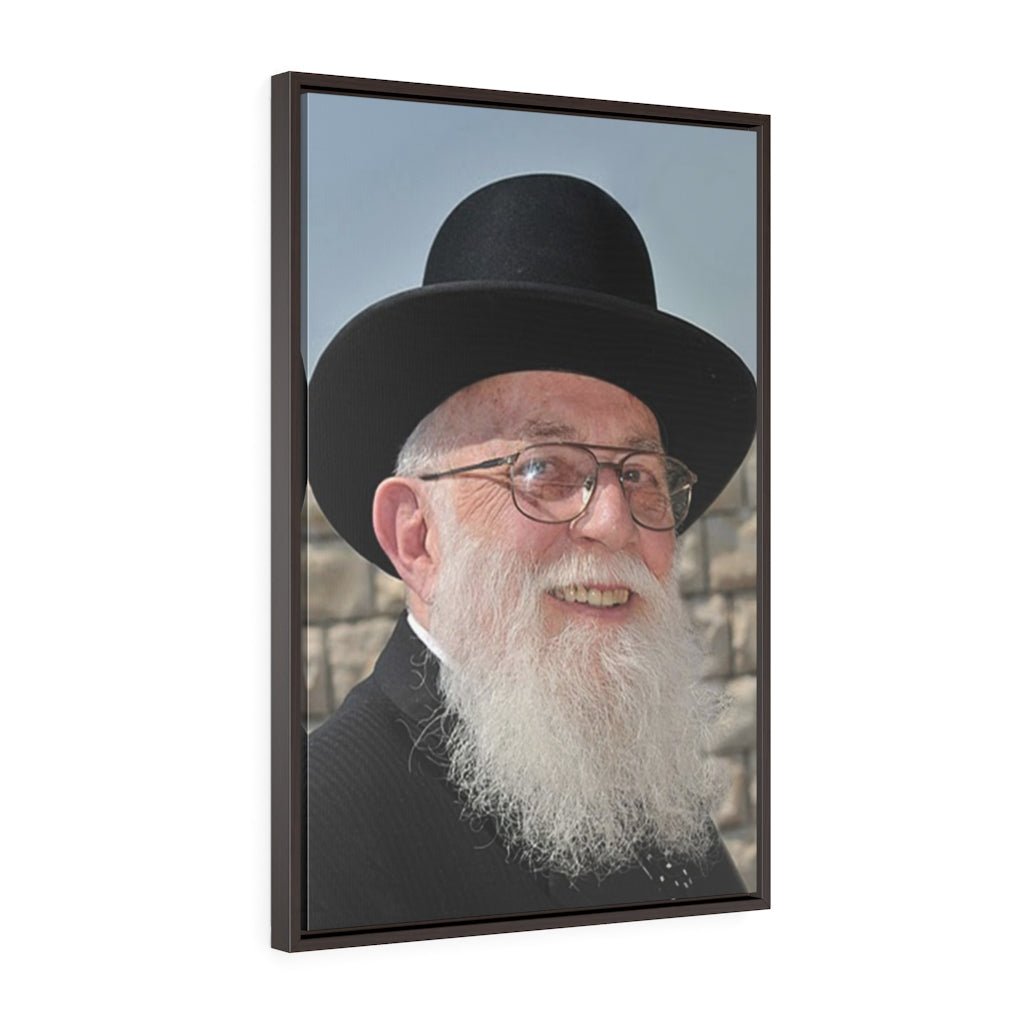 Rabbi Noach Weinberg Framed Canvas - Shop Israel