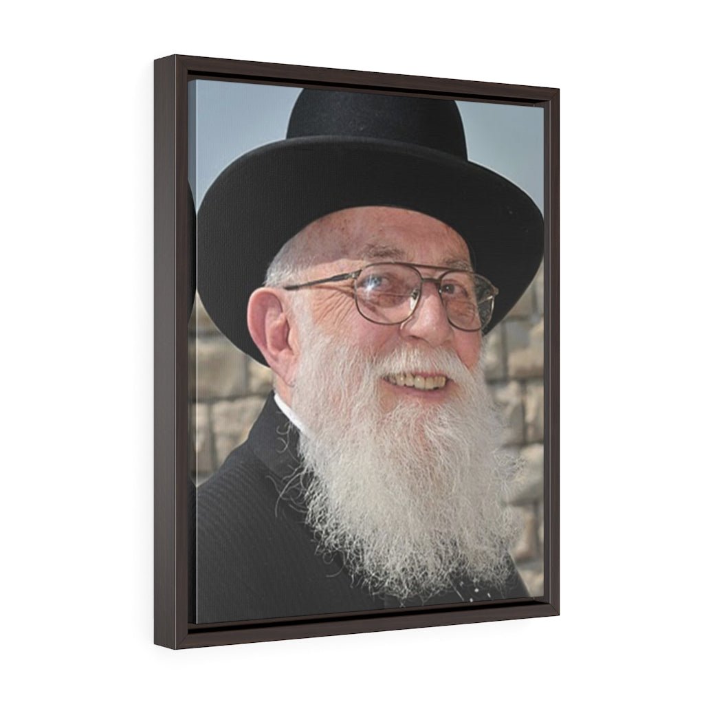 Rabbi Noach Weinberg Framed Canvas - Shop Israel