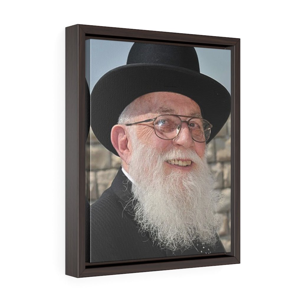 Rabbi Noach Weinberg Framed Canvas - Shop Israel