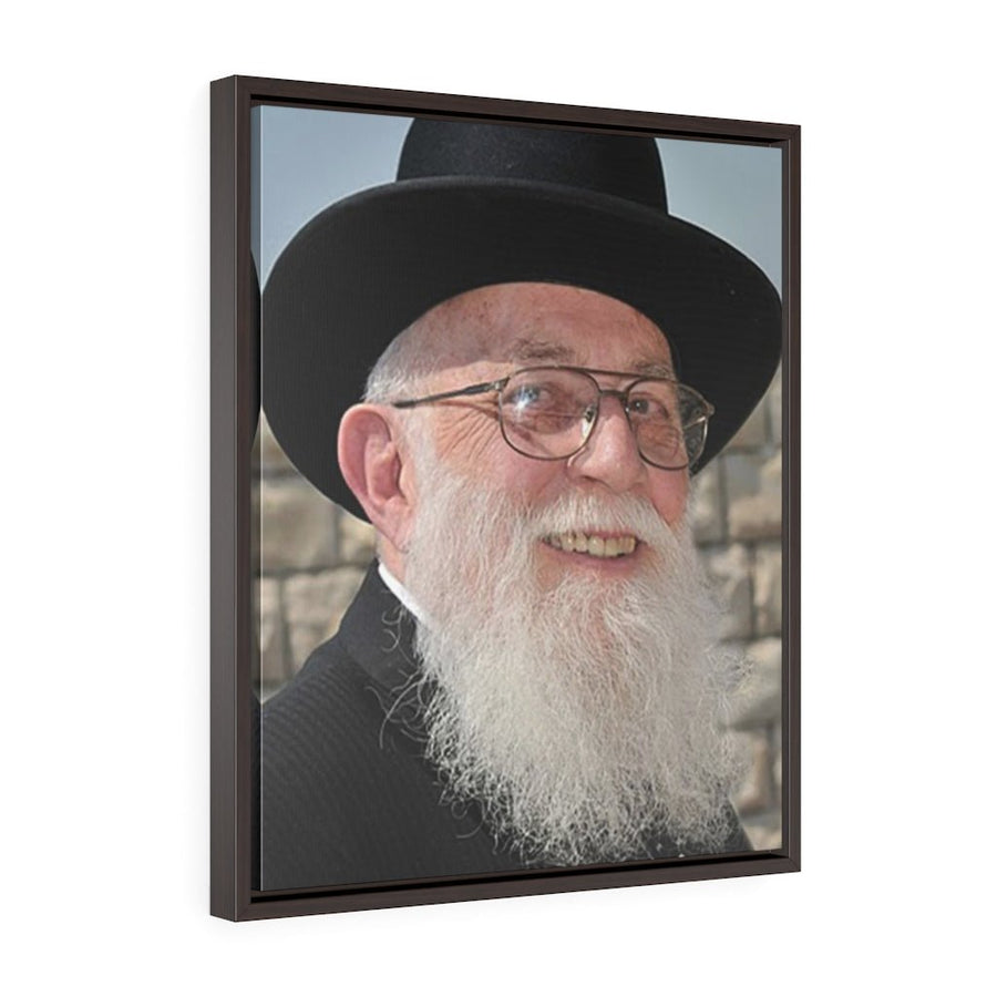 Rabbi Noach Weinberg Framed Canvas - Shop Israel