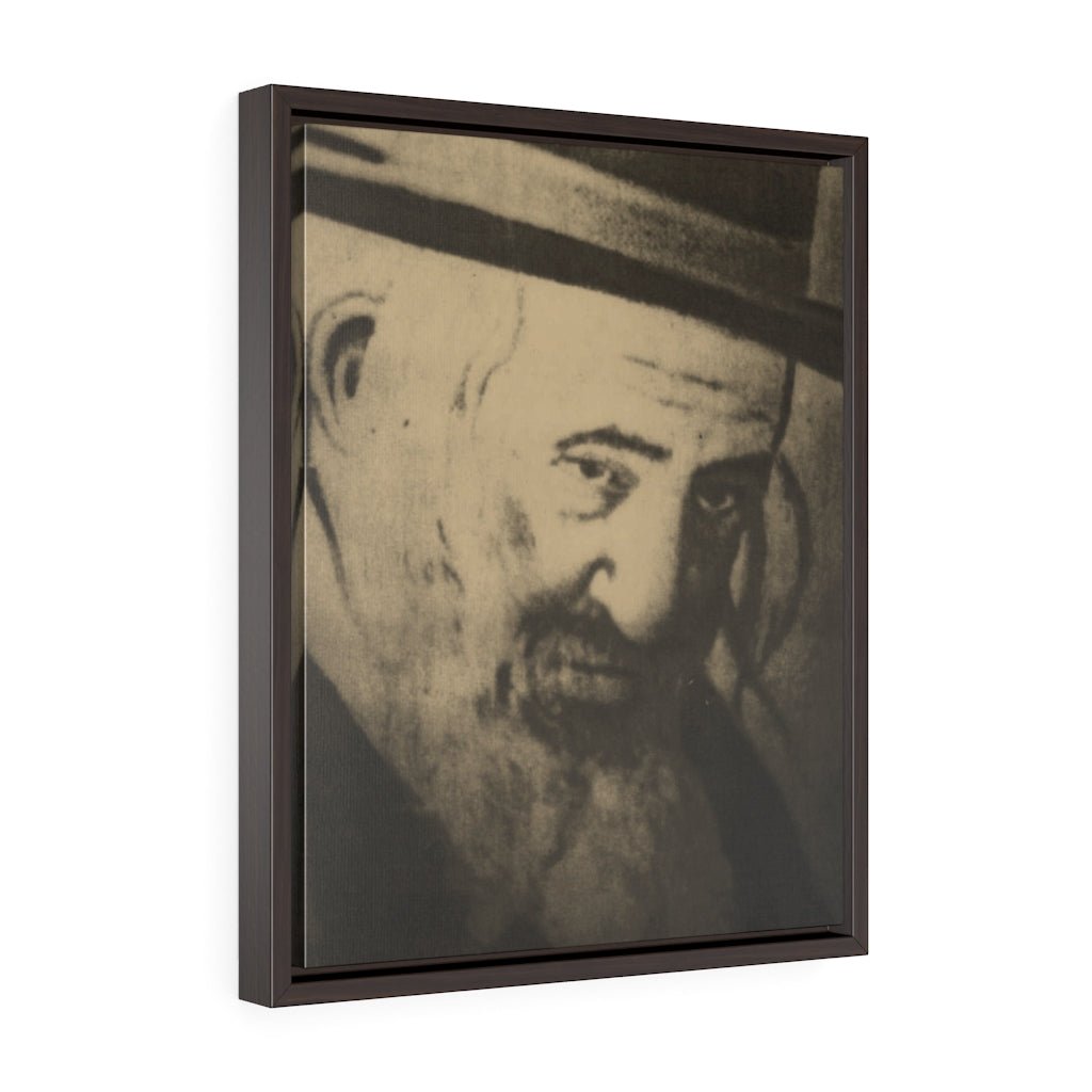 Reb Shaya Kerestir Framed Canvas - Shop Israel