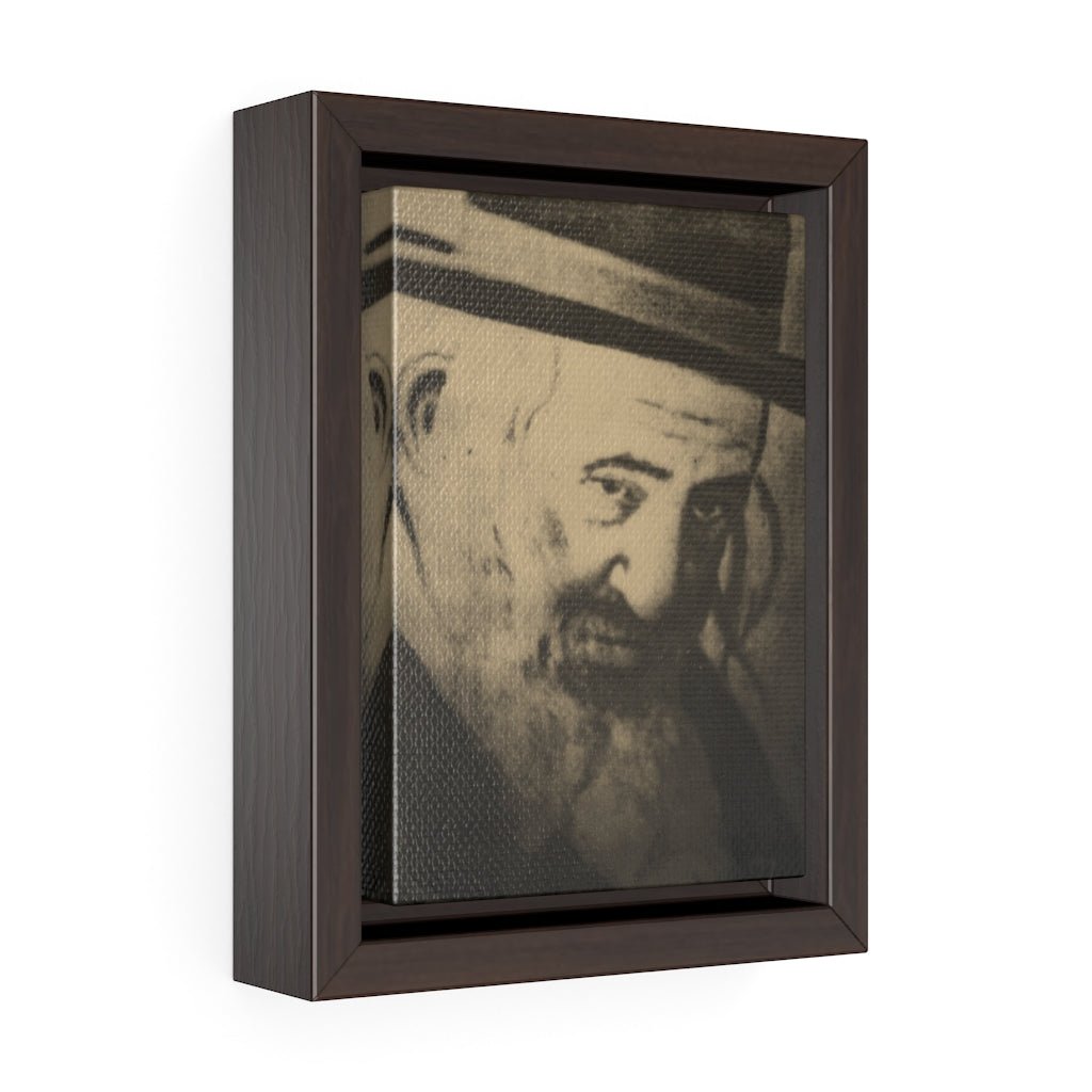 Reb Shaya Kerestir Framed Canvas - Shop Israel