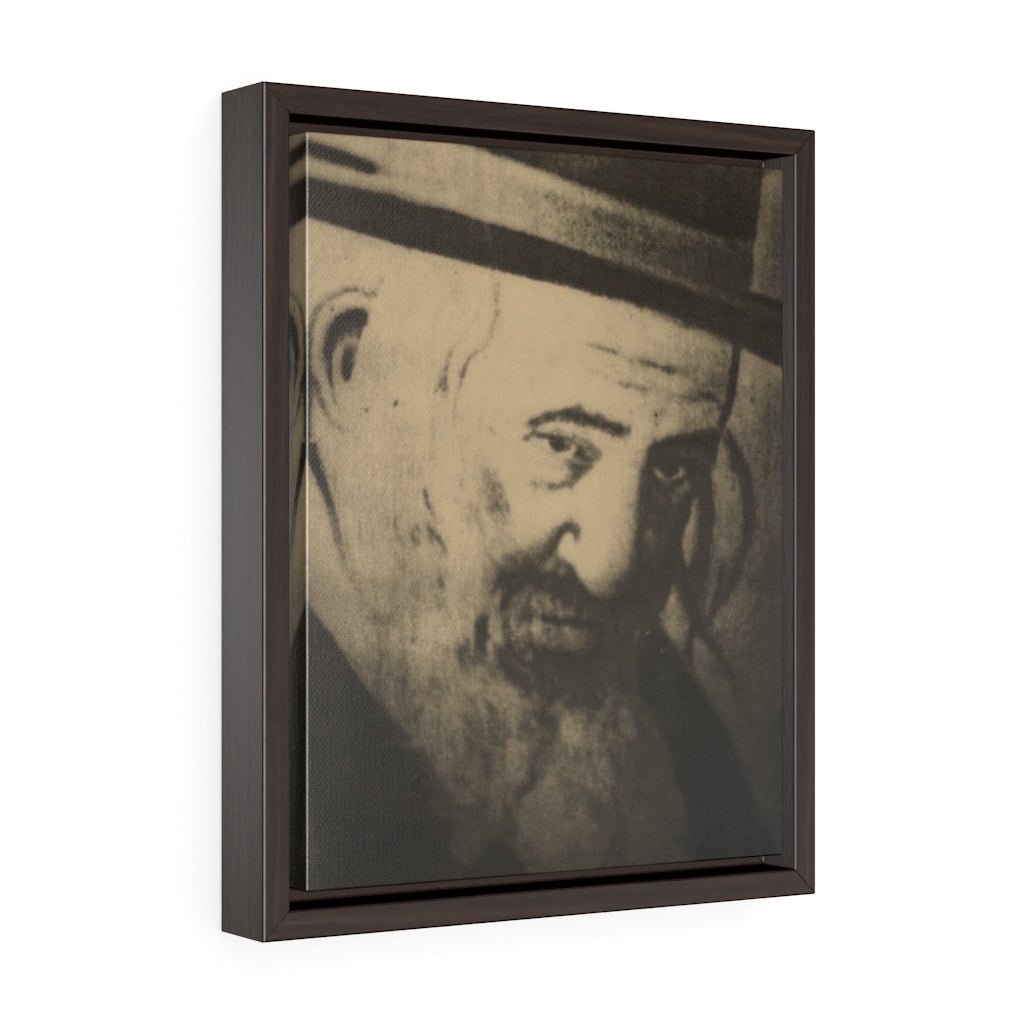 Reb Shaya Kerestir Framed Canvas - Shop Israel