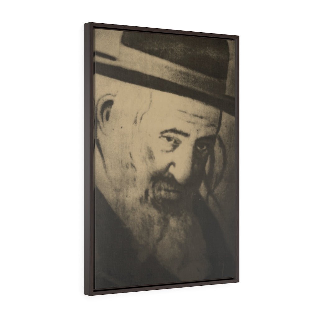 Reb Shaya Kerestir Framed Canvas - Shop Israel