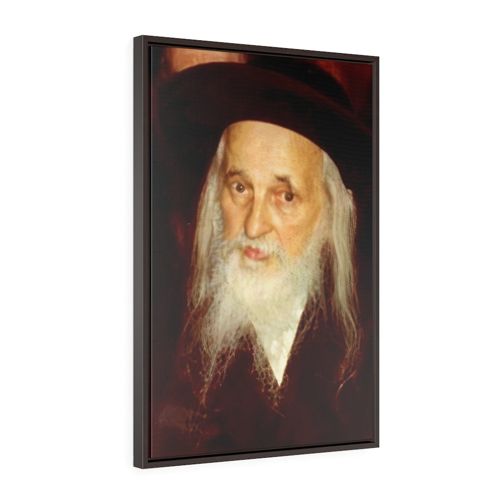 Reb Yoel Framed Canvas - Shop Israel