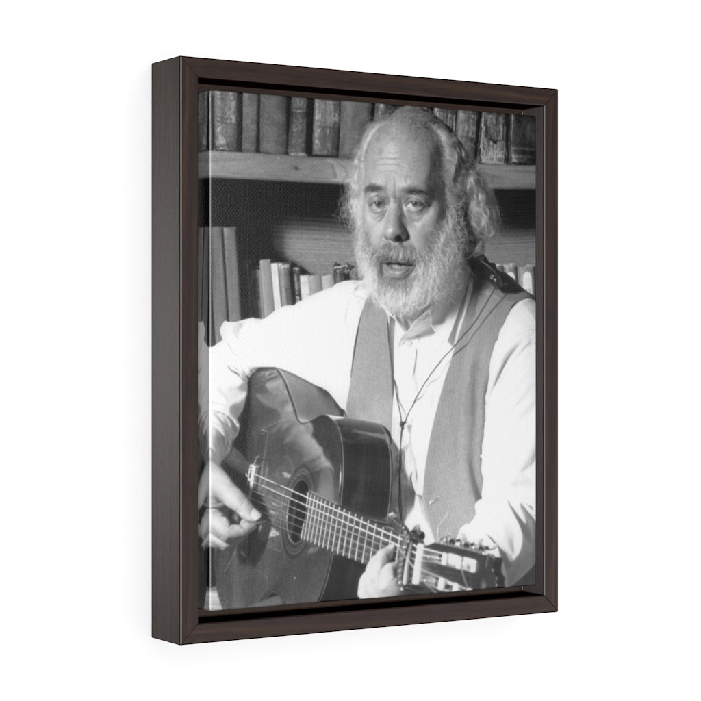 Framed Shlomo Carlebach portrait, celebrating his musical and spiritual legacy - Shop Israel