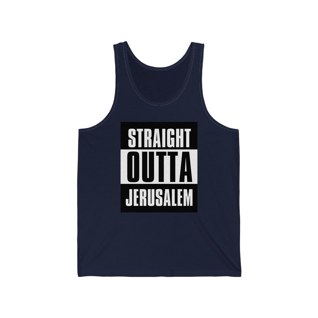 Straight Outta Jerusalem Tank Top - Shop Israel