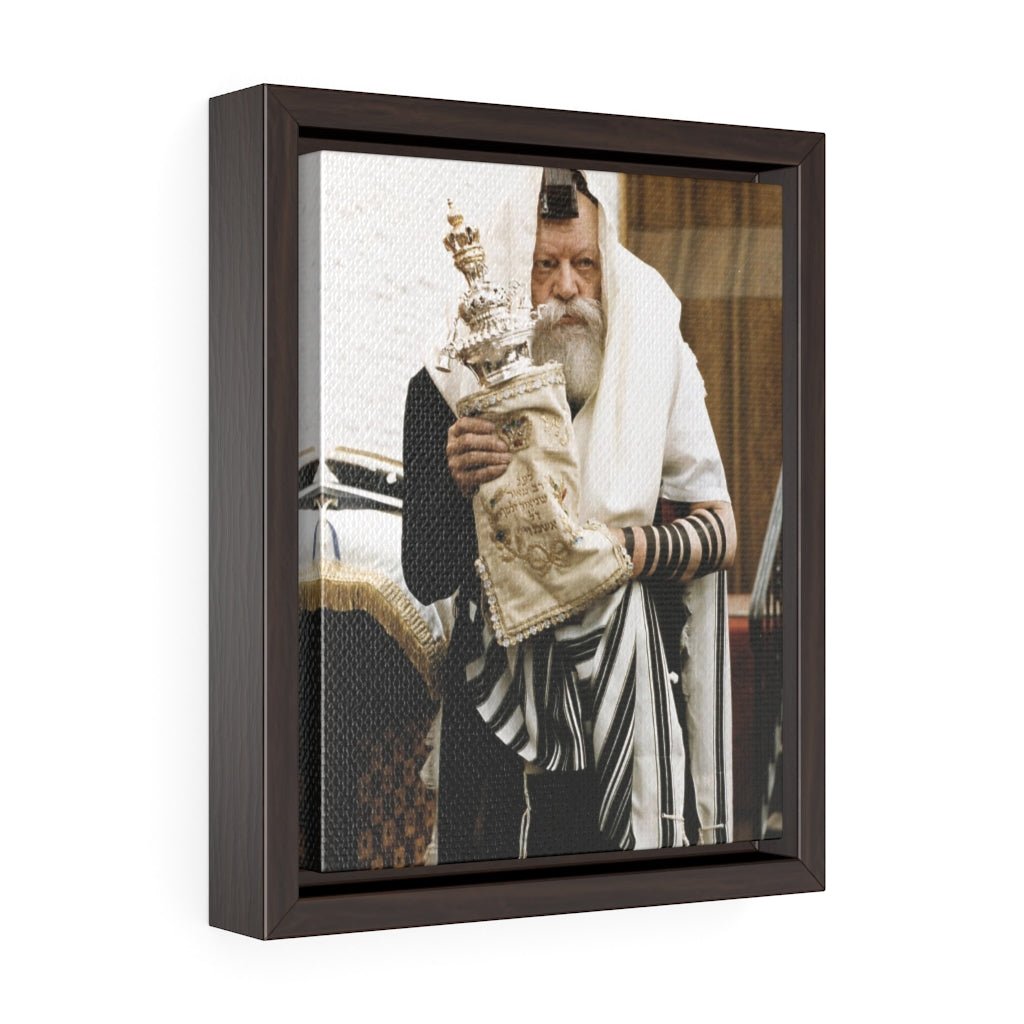 The Rebbe's Torah Framed Canvas - Shop Israel